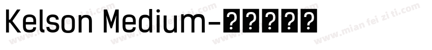 Kelson Medium字体转换